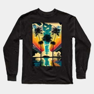 Jewels of the Pacific: Hawaii's Idyllic Paradise Long Sleeve T-Shirt